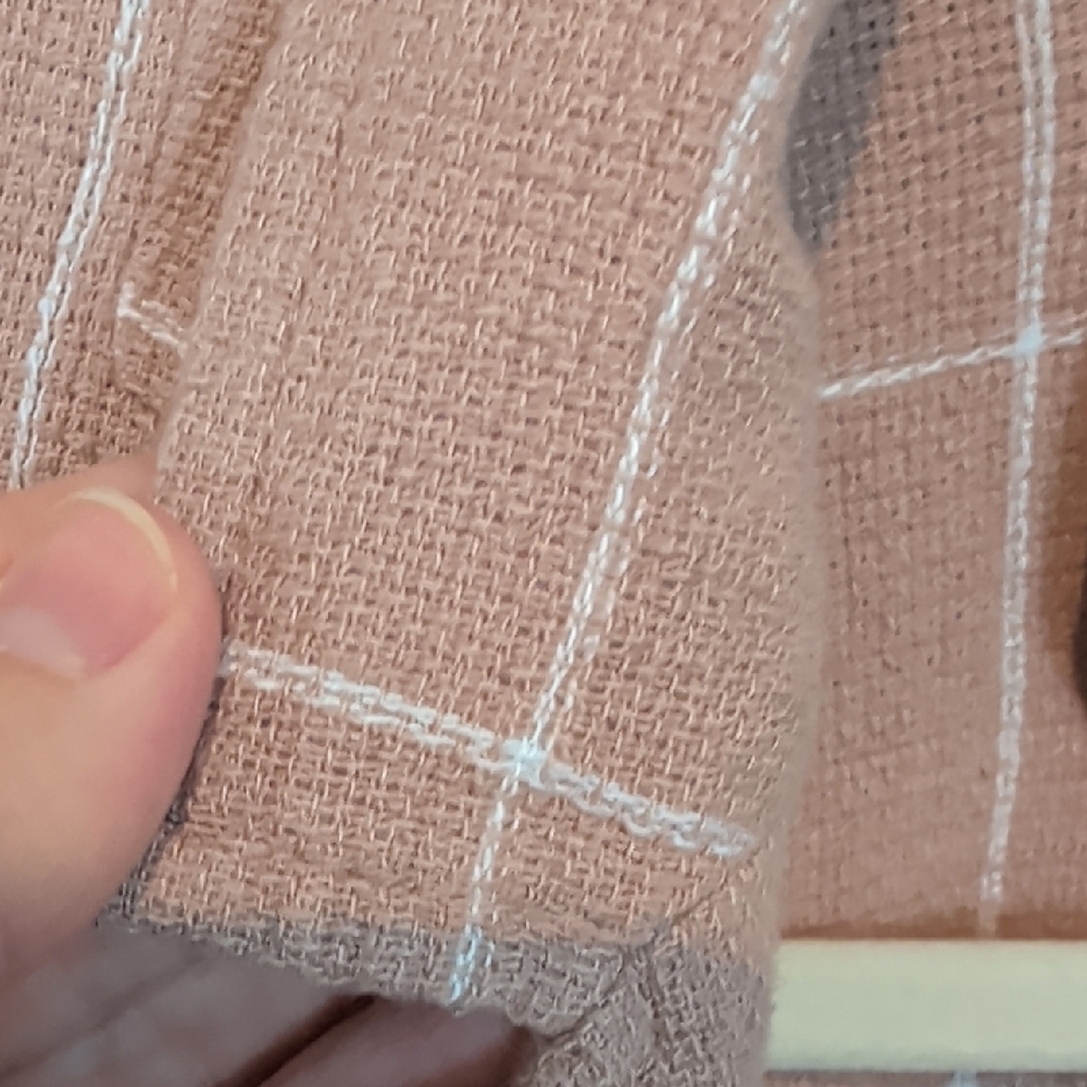 Madewell Breezewoven Larsen Blazer in Windowpane. Linen - Picture 8 of 11